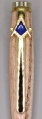 Twist Ball Point Pen with Gold Plated Fittings